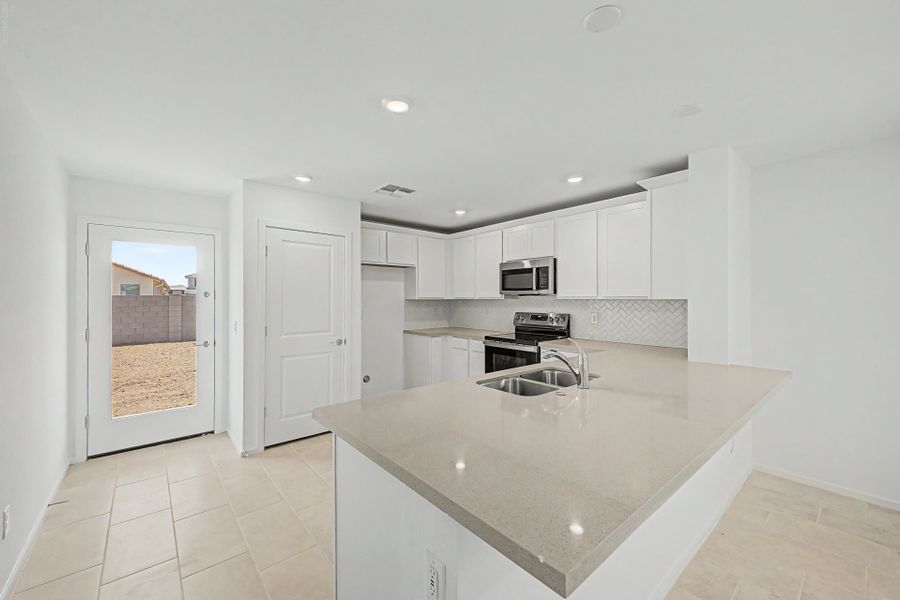 Furnished interior view inside a new home in Wildera, San Tan Valley (Image 3).