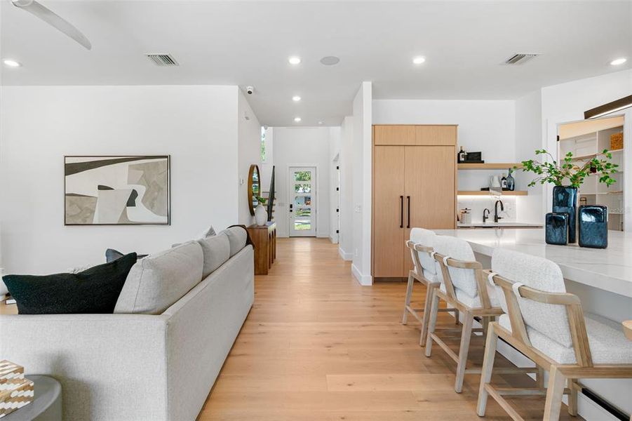 Furnished interior view inside a new home in , Sarasota (Image 42).