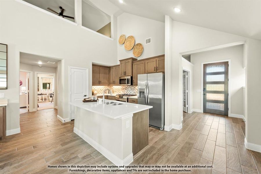 Furnished interior view inside a new home in Sunset Ridge, Alvarado (Image 30). Furnished interior view inside a new home in Sunset Ridge, Alvarado (Image 30).