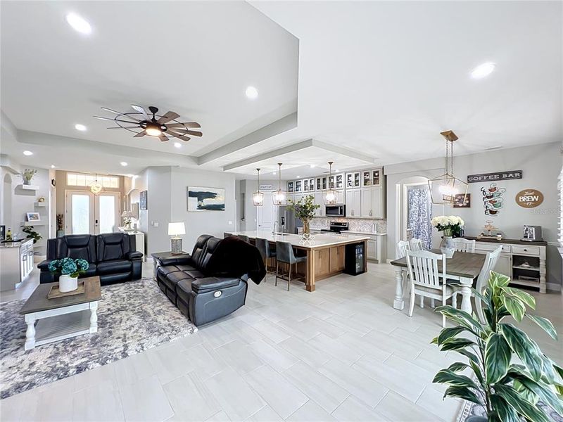 Furnished interior view inside a new home in The Reserve at Victoria, Deland (Image 58). Furnished interior view inside a new home in The Reserve at Victoria, Deland (Image 58).