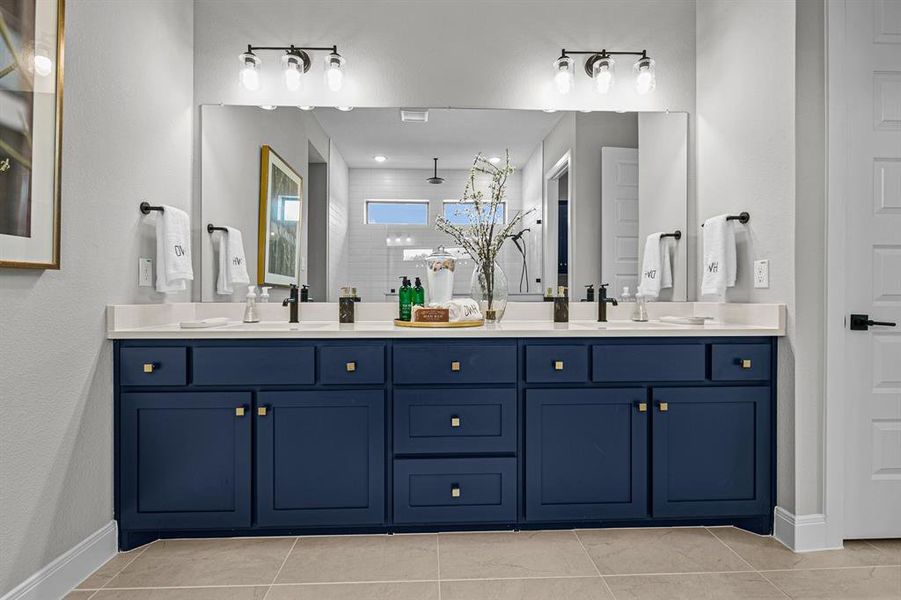 Furnished interior view inside a new home in Highwoods, Fort Worth (Image 31). Furnished interior view inside a new home in Highwoods, Fort Worth (Image 31).