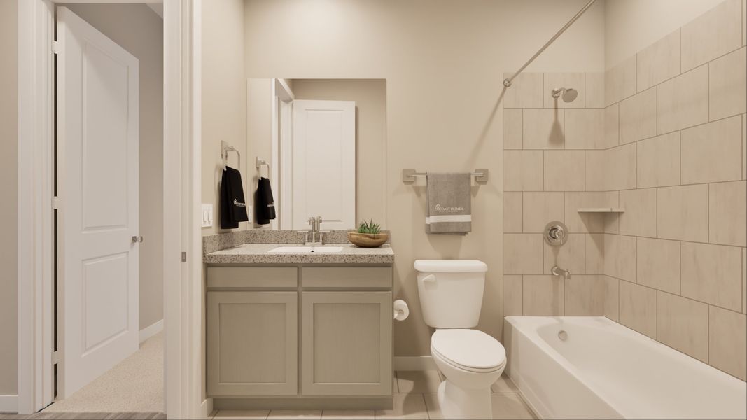 Representative furnished interior of a home built from the Llano by Tricoast Homes in Sunterra 40, Katy (Image 6). Representative furnished interior of a home built from the Llano by Tricoast Homes in Sunterra 40, Katy (Image 6).