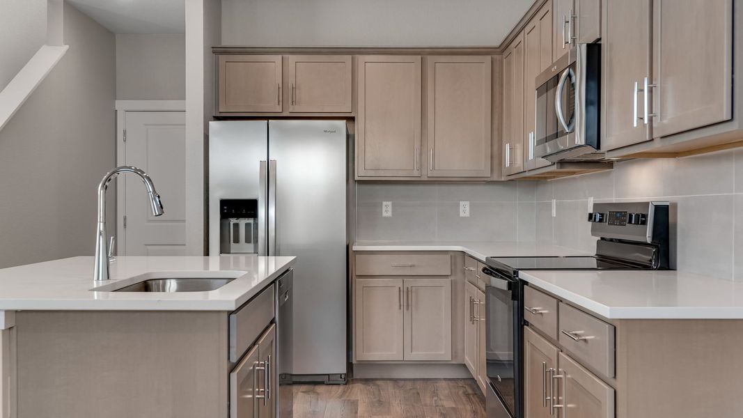 Furnished interior view inside a new home in Horizon Uptown, Aurora (Image 3).