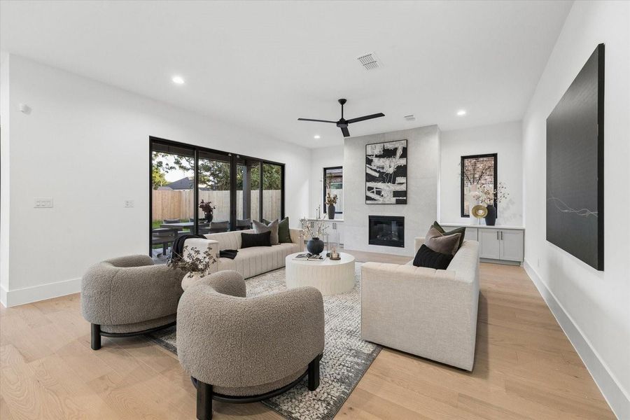 Furnished interior view inside a new home in , Houston (Image 17).
