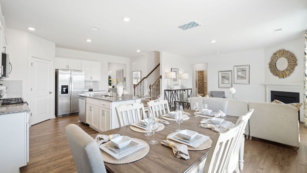 Representative furnished interior of a home built from the Hayden by D.R. Horton in Brookside Farms, Greer (Image 18).