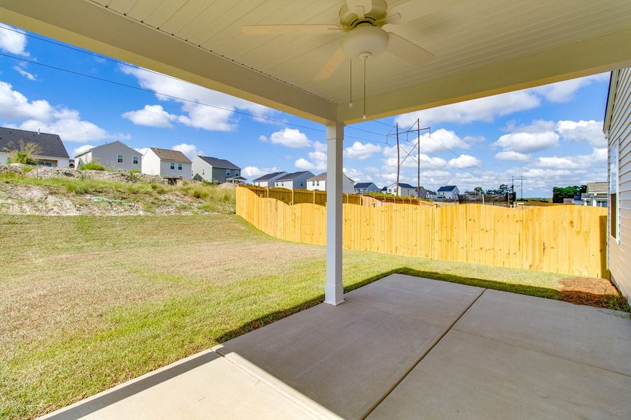 Exterior details and patio area of a home in Ellington, Elgin (Image 20).
