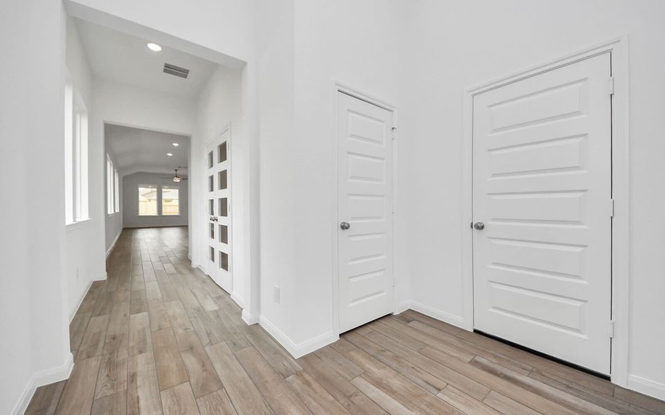 Representative unfurnished interior of a home built from the Embry by Brookfield Residential in 40' Traditional Homes at Elyson, Katy (Image 6). Representative unfurnished interior of a home built from the Embry by Brookfield Residential in 40' Traditional Homes at Elyson, Katy (Image 6).