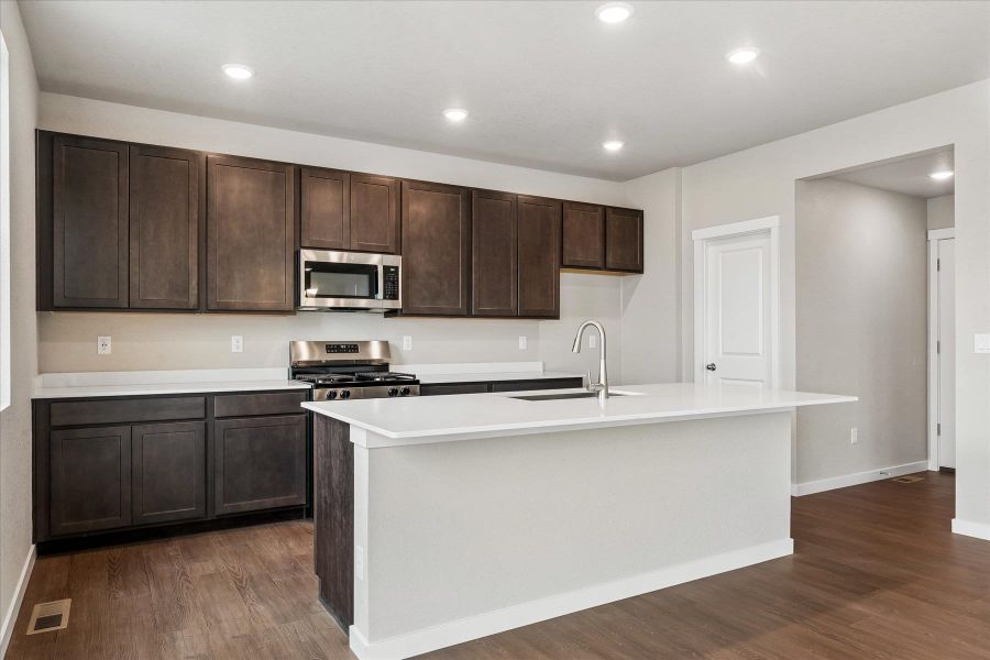 Furnished interior view inside a new home in Aspen Ranch, Fountain (Image 6).