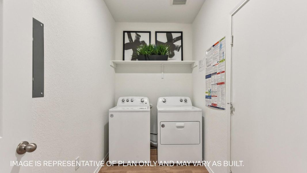 Furnished interior view inside a new home in Palomino, Manor (Image 22).