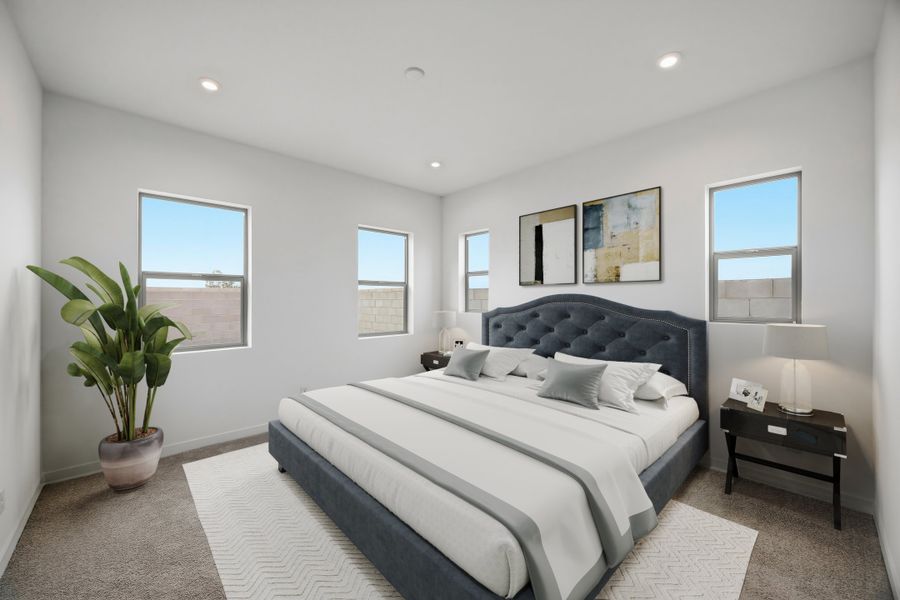 Furnished interior view inside a new home in Sanctuary, Phoenix (Image 8).