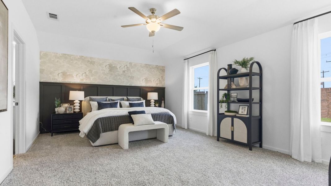 Furnished interior view inside a new home in Westland Ranch 50' Homesites, League City (Image 10).