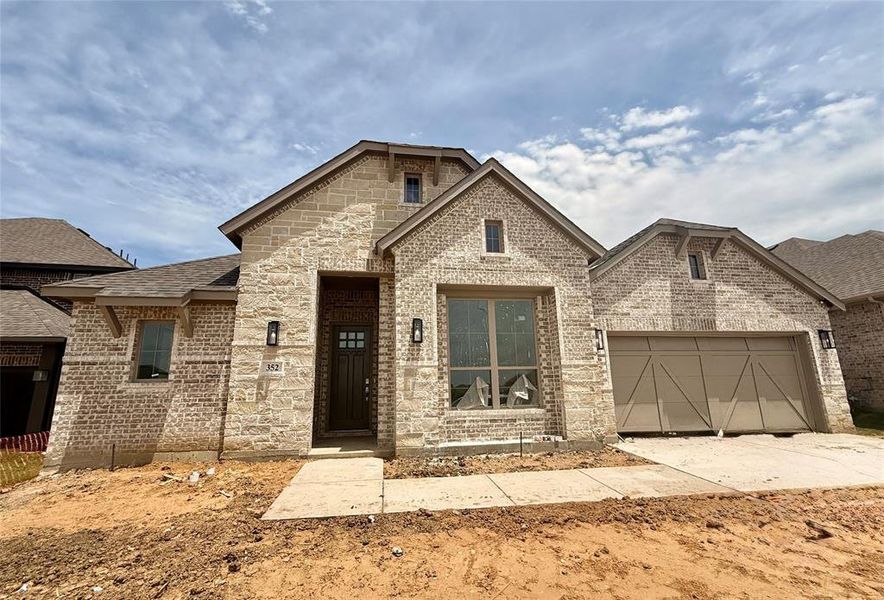 In-progress construction of a new home in , Burleson, TX (Image 17).