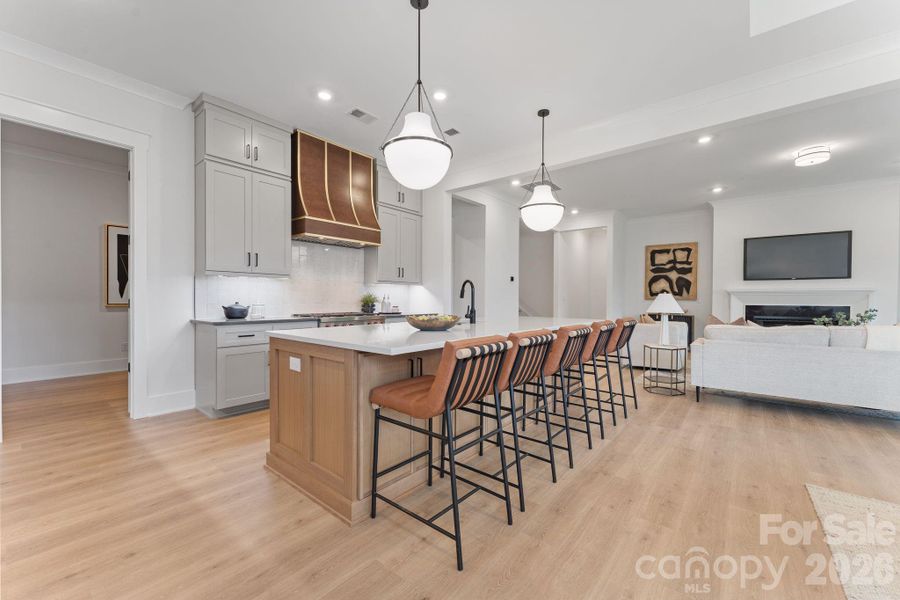 Furnished interior view inside a new home in Bluffs at Wesley Chapel, Waxhaw (Image 10).