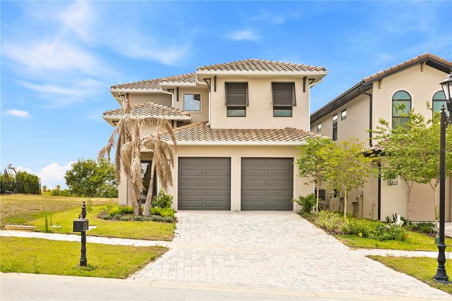 Front exterior of a new home in , Montverde, FL, highlighting curb appeal (Image 30).
