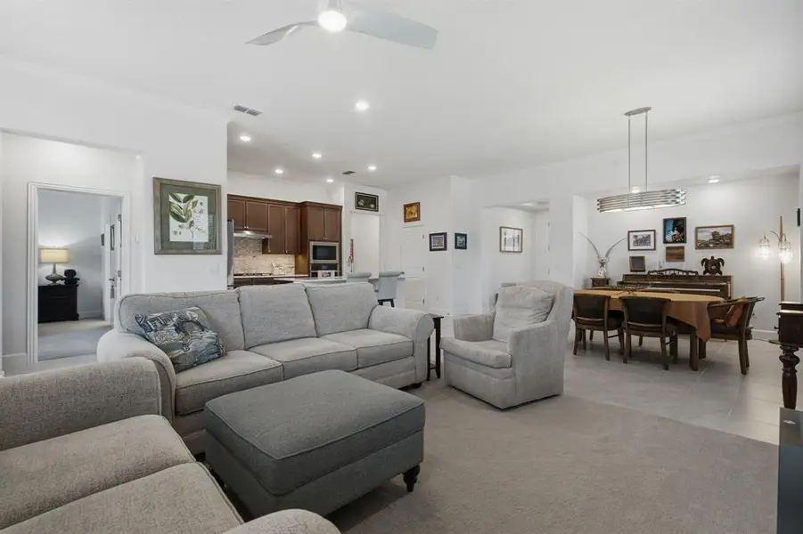 Furnished interior view inside a new home in , Denton (Image 9).