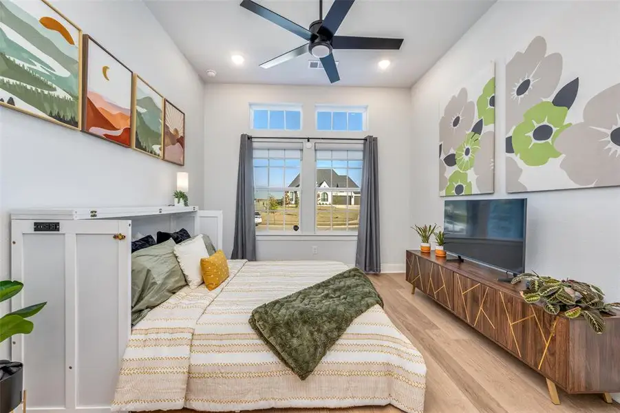 Furnished interior view inside a new home in Pecan Square - Estates, Northlake (Image 5).
