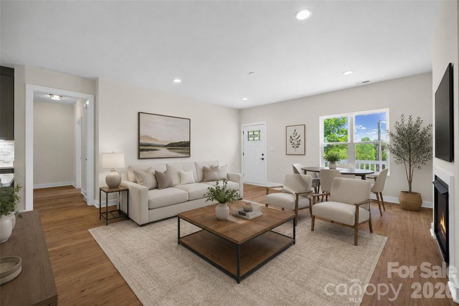Furnished interior view inside a new home in , Bessemer City (Image 12).