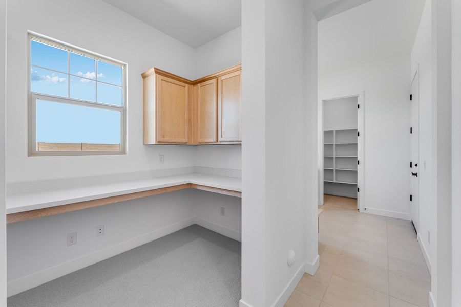 Representative unfurnished interior of a home built from the Denali by Taylor Morrison in Ellsworth Ranch Voyage Collection, Queen Creek (Image 21).