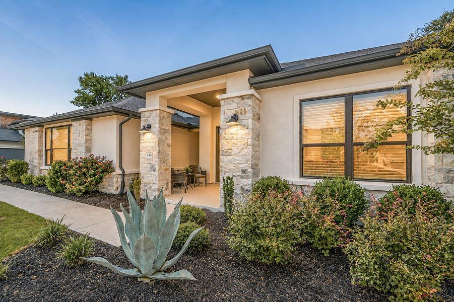 Exterior details and patio area of a home in , Dripping Springs (Image 23).