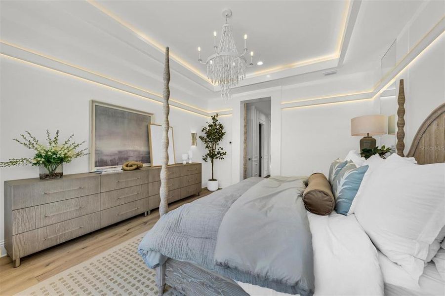 Furnished interior view inside a new home in , Venice (Image 64).