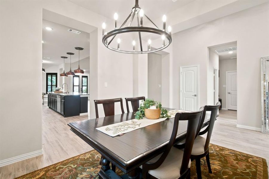 Furnished interior view inside a new home in Covenant Springs, Springtown (Image 12).