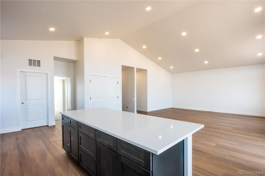 Furnished interior view inside a new home in , Colorado Springs (Image 10). Furnished interior view inside a new home in , Colorado Springs (Image 10).