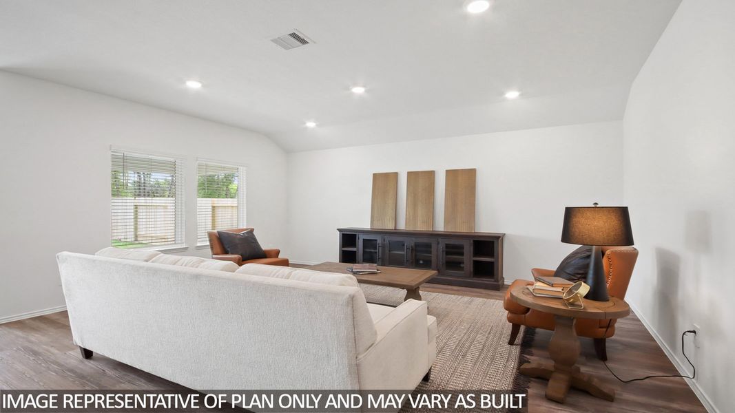 Representative furnished interior of a home built from the Huntsville by D.R. Horton in Grand Pines, Magnolia (Image 5).