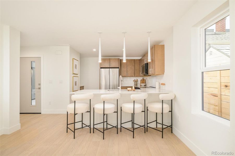 Furnished interior view inside a new home in , Denver (Image 7).