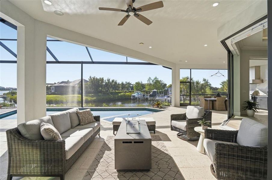 Exterior details and patio area of a home in , Parrish (Image 30).