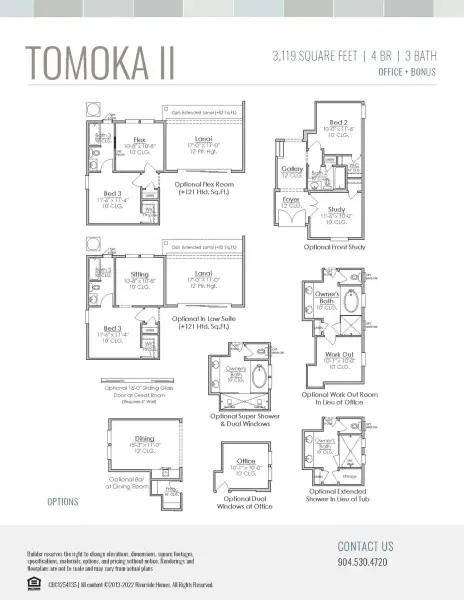 2D floor plan layout for the Tomoka II by Riverside Homes in Sagebrush at EverRange, Jacksonville, FL (Image 6). 2D floor plan layout for the Tomoka II by Riverside Homes in Sagebrush at EverRange, Jacksonville, FL (Image 6).