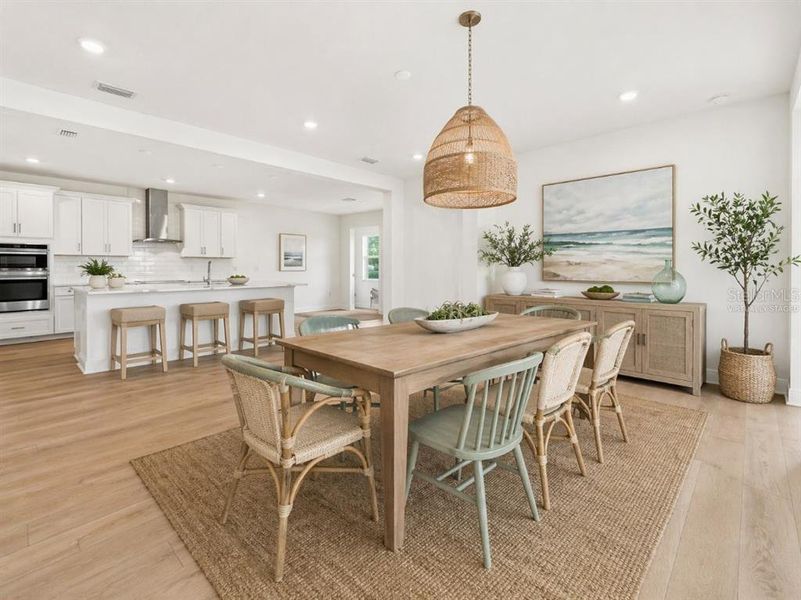 Furnished interior view inside a new home in Creeks Edge at Twin Rivers, Parrish (Image 15).