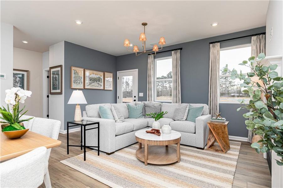 Furnished interior view inside a new home in Darlington, Loganville (Image 12).