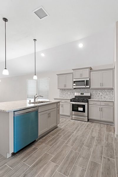 Representative furnished interior of a home built from the Rose- 1941SSC by Saratoga Homes in Paseo Del Este, El Paso (Image 11).