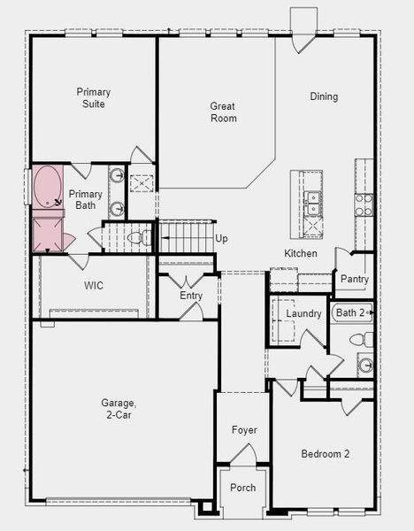 Structural options added include: Soaking tub in owner's suite.