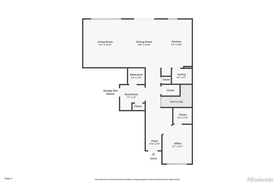 2D floor plan layout of this home in , Fountain, CO (Image 3).