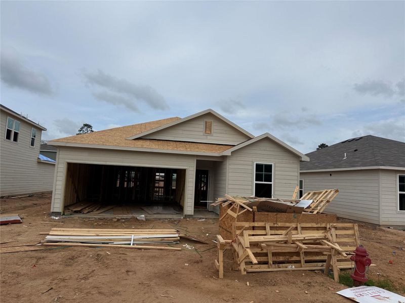 In-progress construction of a new home in Crockett Meadows, Conroe, TX (Image 20). In-progress construction of a new home in Crockett Meadows, Conroe, TX (Image 20).
