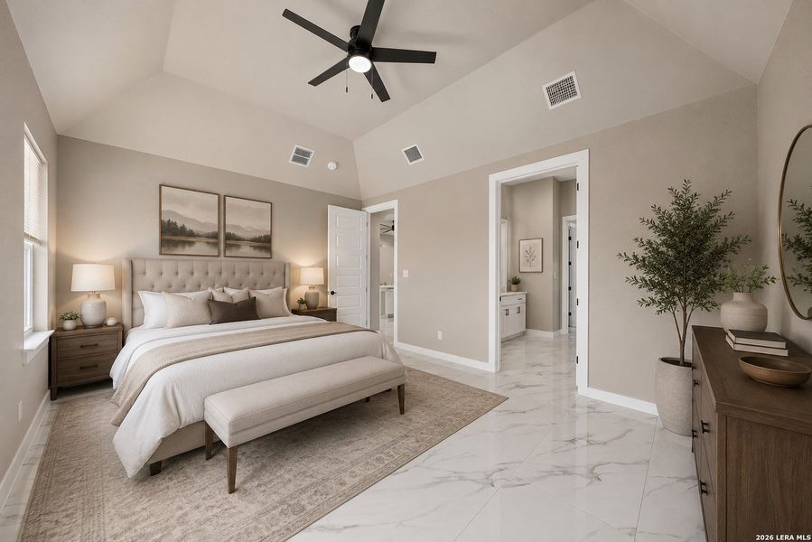 Furnished interior view inside a new home in , Somerset (Image 13).