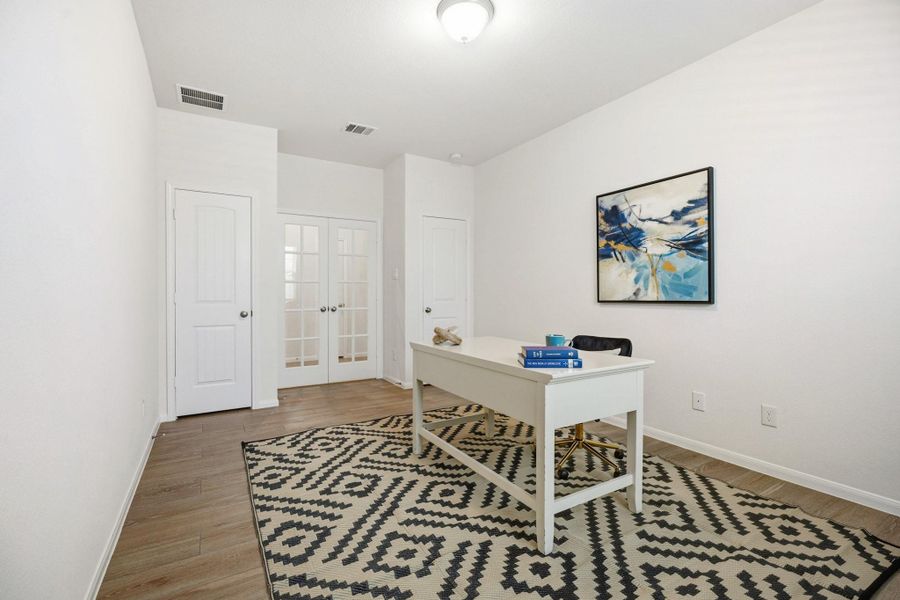 Furnished interior view inside a new home in , League City (Image 13).