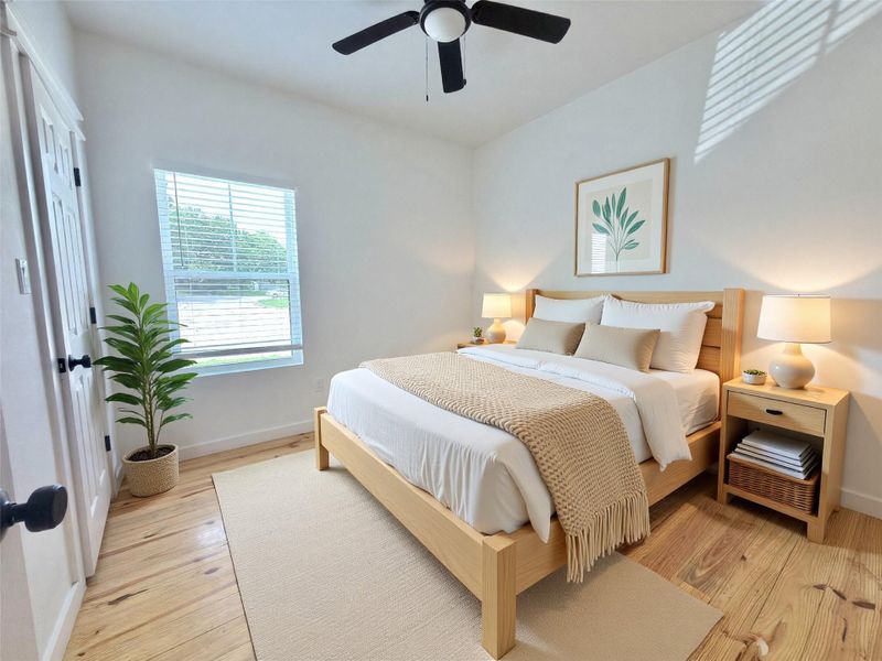 Furnished interior view inside a new home in , Brenham (Image 6).