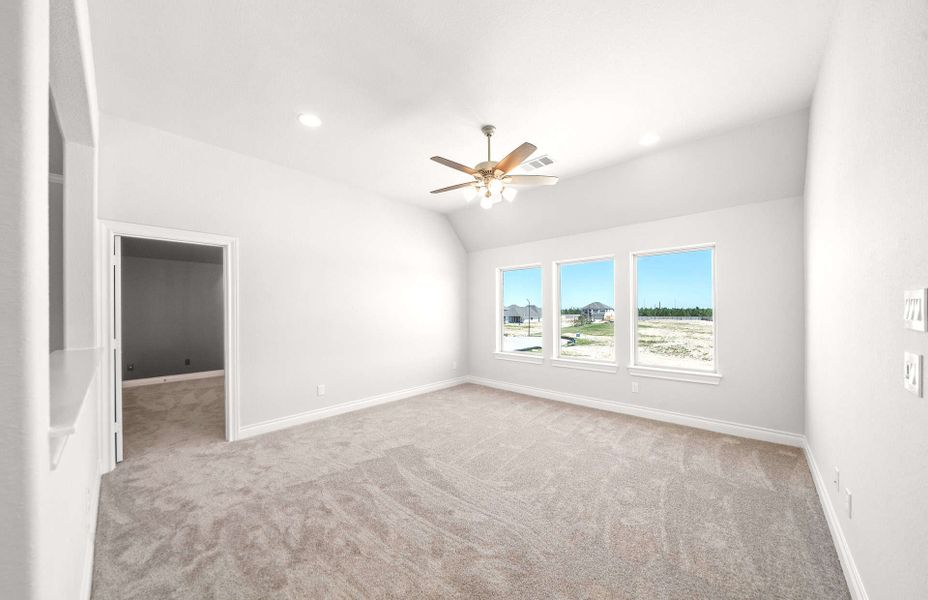 Representative unfurnished interior of a home built from the 3054 by Ravenna Homes in The Highlands 55′, Porter (Image 39). Representative unfurnished interior of a home built from the 3054 by Ravenna Homes in The Highlands 55′, Porter (Image 39).