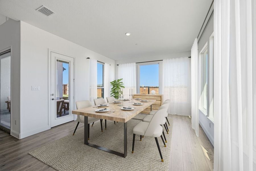 Representative furnished interior of a home built from the Kingston by Taylor Morrison in The Ridge at Northlake 70s, Northlake (Image 9).