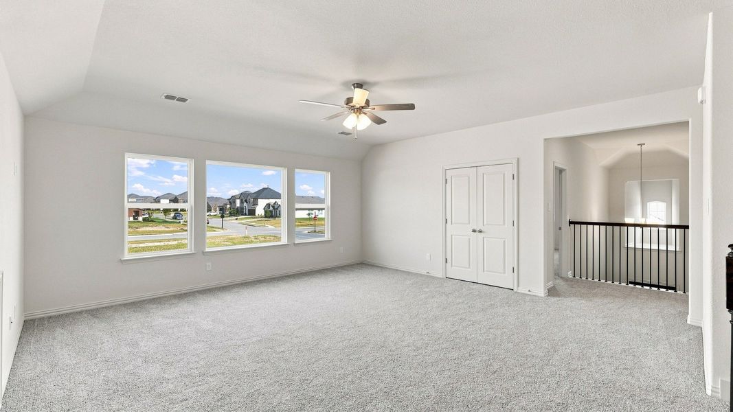 Furnished interior view inside a new home in Anna Ranch, Anna (Image 29). Furnished interior view inside a new home in Anna Ranch, Anna (Image 29).