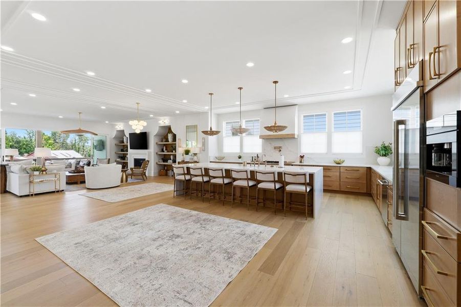 Furnished interior view inside a new home in Echo at Crabapple, Milton (Image 36).