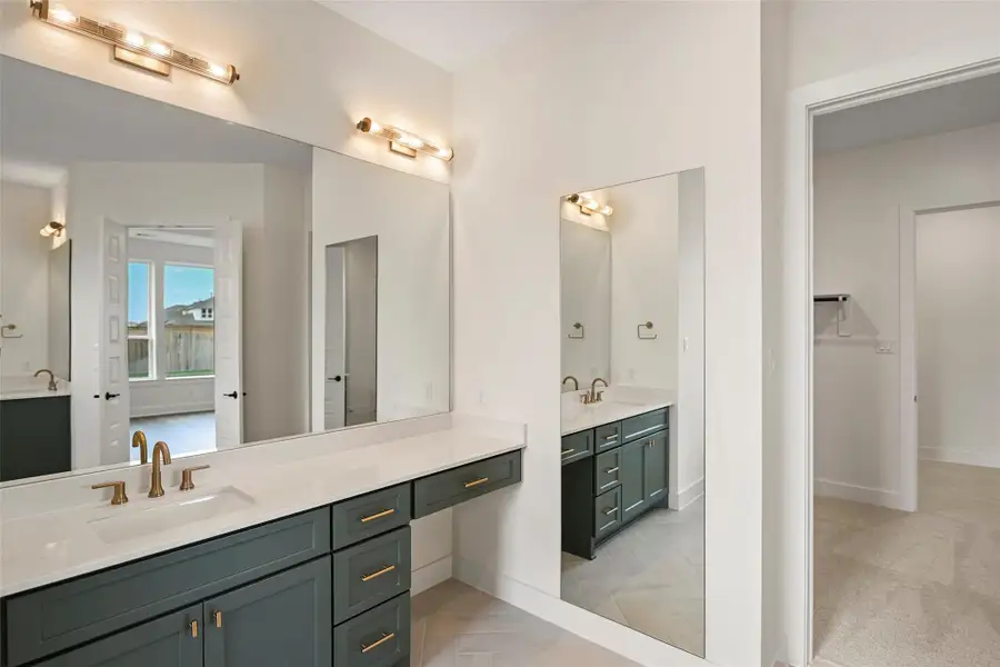 Furnished interior view inside a new home in Bridgeland 80′, Cypress (Image 4).