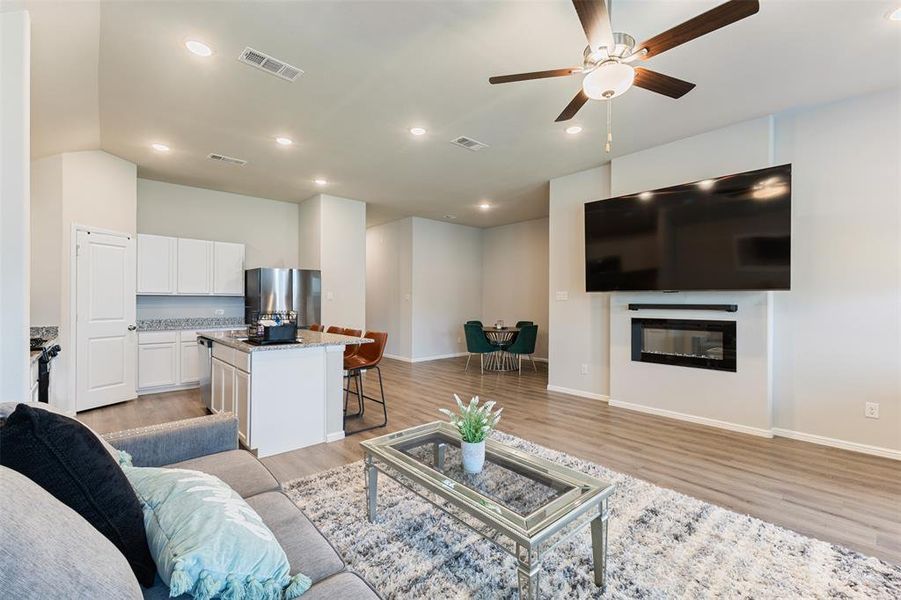 Furnished interior view inside a new home in , Venus (Image 8). Furnished interior view inside a new home in , Venus (Image 8).