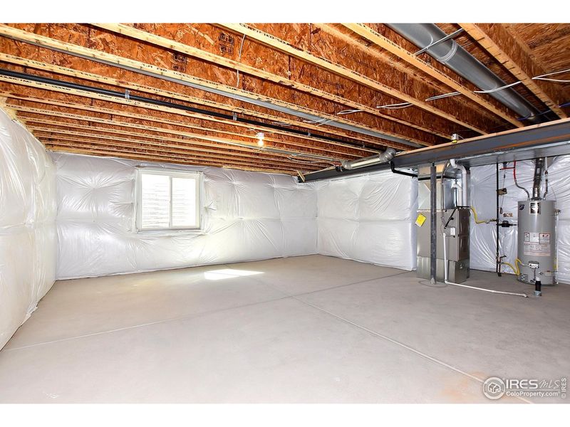 In-progress construction of a new home in , Johnstown, CO (Image 36).