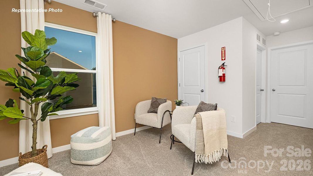 Furnished interior view inside a new home in Fergus Crossing, York (Image 22).