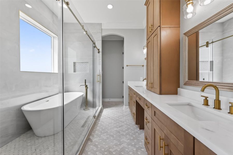 Furnished interior view inside a new home in , Freeport (Image 13).