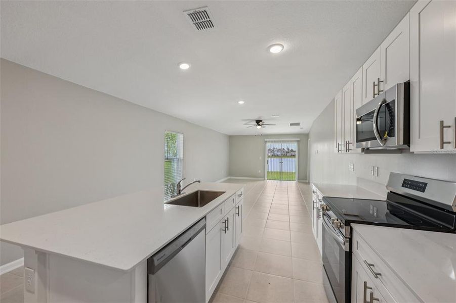 Furnished interior view inside a new home in , Daytona Beach (Image 13).