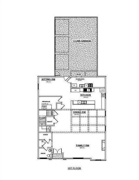 2D floor plan layout of this home in , Atlanta, GA (Image 5).